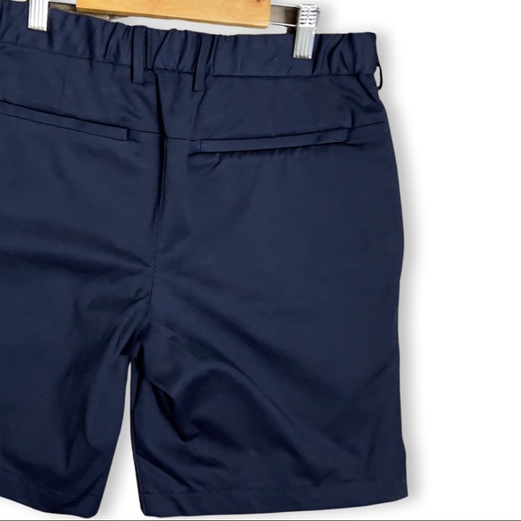 Banana Republic 9" Luxe City Short With Core Temp Technology Navy - Picture 10 of 16